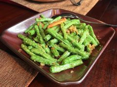 虾酱炒四季豆-花马天堂云南餐厅 Lost Heaven(外滩店)