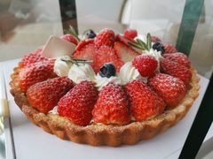 草莓芝士派-山与蓝·轻糖鲜果蛋糕(勒泰店)