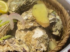 高压锅生蚝-蚝魁竹笼蒸生蚝 余杭店