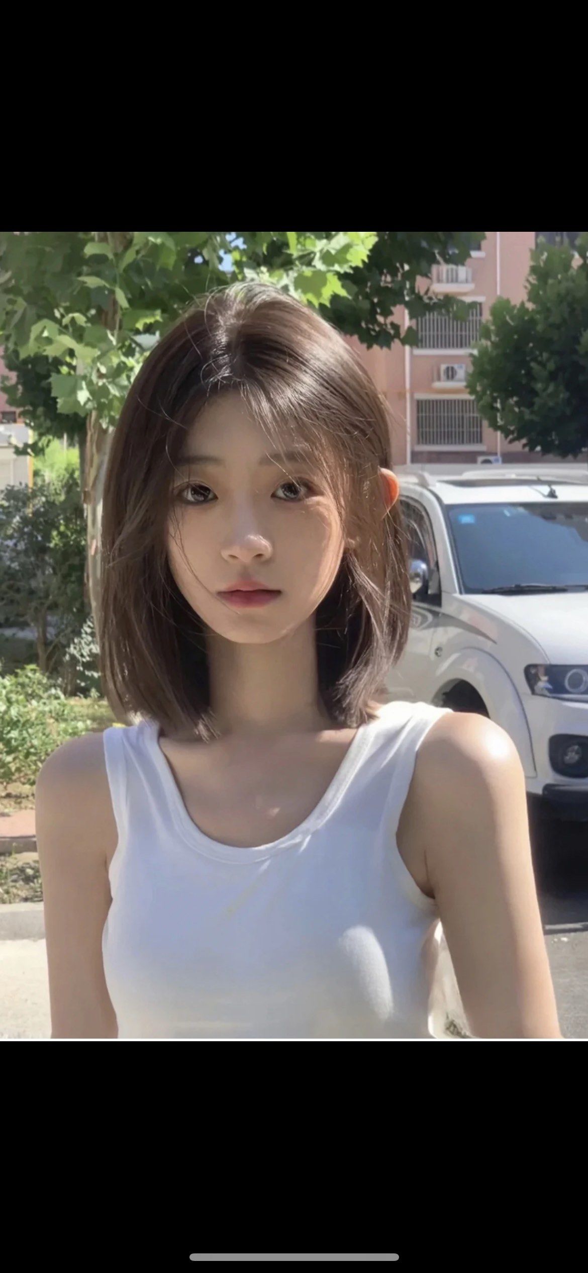 中长发的清新日常