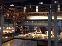 面包甜点陈列柜-比格比萨自助(万柳华联店)