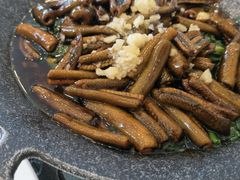 韭菜台炒鳝肚-怡园饭店-餐厅(四望亭店)