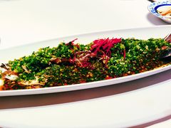 鲜露葱油蒸潮州翘嘴鱼-潮上潮(南中环店)