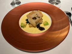 香煎比目鱼佐鱼子酱-Oyster Talks 四度蚝法餐厅