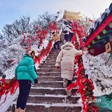 老君山—如果没有遇见你，这个冬天真的毫无颜色画中游 仙之境！