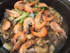 招牌鸡煲虾-蜀八婆鲍鱼鸡虾煲虾(东方广场店)