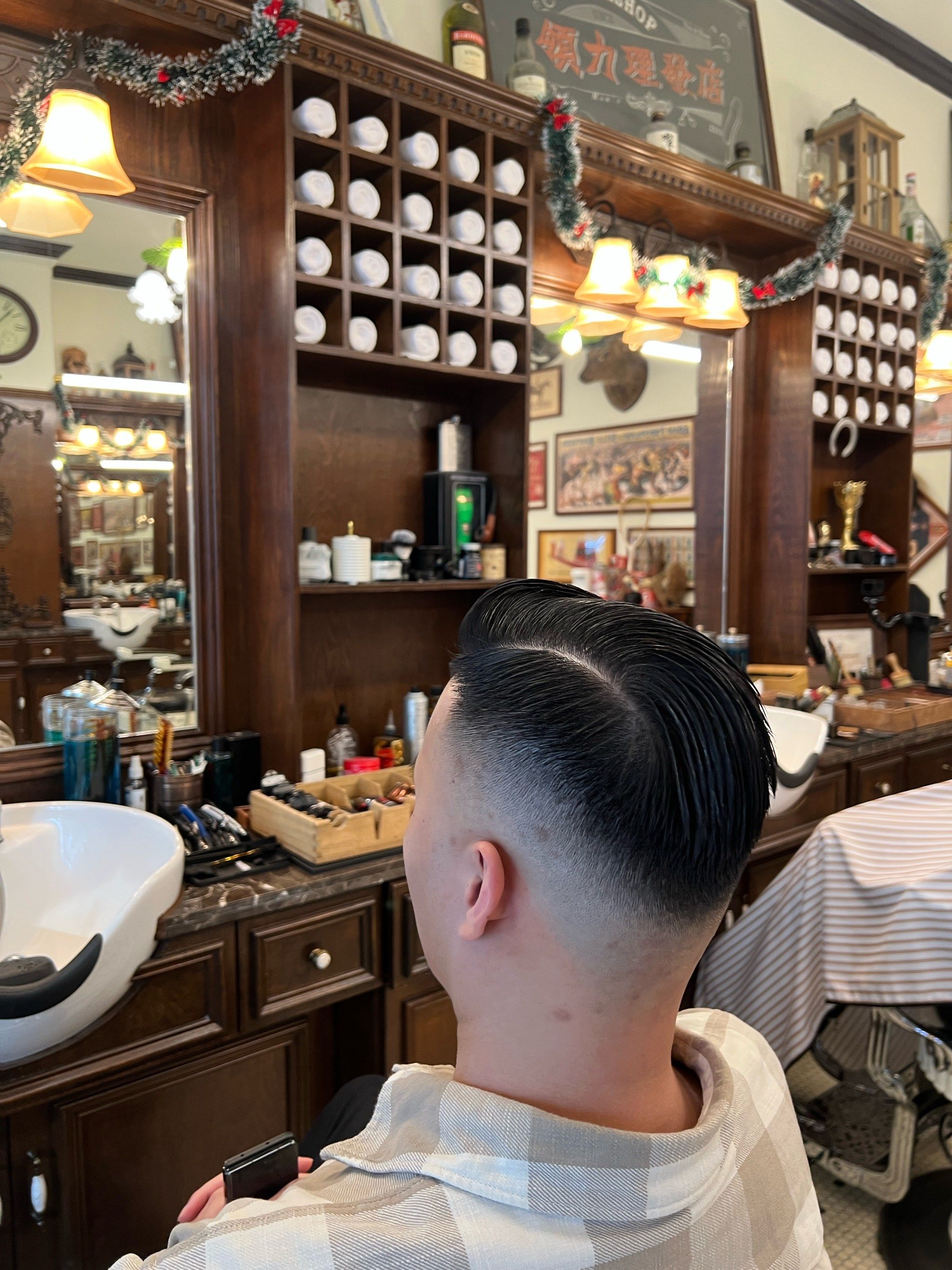 男士发型分享 美式油头#美式油头 #男士必打卡 #leadership领力理发店