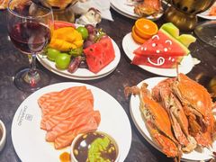 三文鱼鱼腩-川骄海鲜自助(王府井奥莱UP TOWN店原世界之花店)