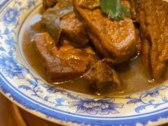 牛肉炖老豆腐-京门老爆三·铜锅涮肉 爆肚(望京店)