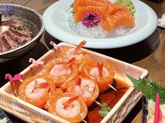 三文鱼荔枝甜虾卷-筱田の食堂·izakaya(淮海中路店)