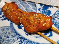 焦嫩烤鸡翅-探鱼·鲜青椒爽麻烤鱼(天河优托邦店)
