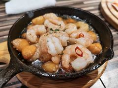 虾仁焗橄榄油-BomBa意大利餐厅