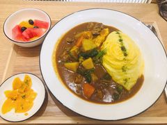 牛腩咖喱蛋包饭-池奈·咖喱蛋包饭(熙地港店)