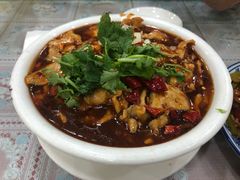 水煮牛肉-北大地皖峰饭馆