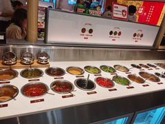 自助调料区-左庭右院鲜牛肉火锅(苏州园区永旺店)