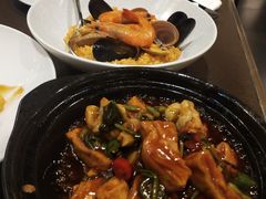 雪菜虾仁豆腐煲-有璟阁港式餐厅(国贸商城店)