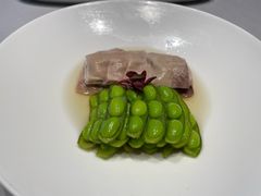 酒糟毛豆与肉片-屋里厢上海菜馆