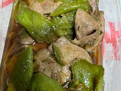 猪肝青椒-胡子饮食店