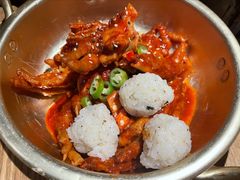 辣烤鸡爪-富乐满韩国正宗炸鸡韩国料理(虹泉路店)