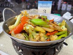 干锅娃娃菜-渔中舟海鲜大排档(普陀沈家门店)