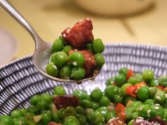 新西兰甜豆炒腊肠-米仓食堂(皇庭广场店)