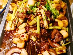 葱椒爆牛肉-绿茶餐厅(西单老佛爷店)