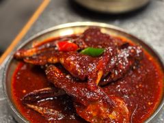 -草家酱蟹炭火烤肉店(珲春南路一店)