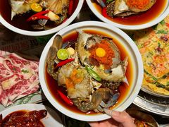 -草家酱蟹炭火烤肉店(珲春南路一店)