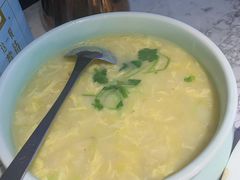 虾皮疙瘩汤-悦海·家宴·冰花皮皮虾大锅贴(宝龙店)