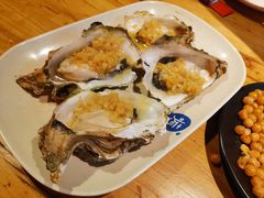 烤一口蚝-路边摊小炉子烧烤