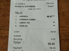 账单-Borenos Fried Chicken(Asia City)