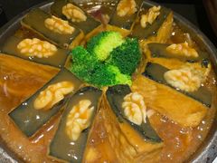 鲍鱼汁一品豆腐-三道菜(明堂公园店)