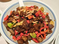 炒苦槠豆腐-欧记大排档·景德菜(上海首店)