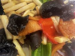 鲜嫩藕蜜豆炒猪颈肉-凯盈阁·顺德私房菜·桑拿鸡