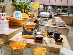 自助取餐区-万德诺富特酒店·自助餐厅(万德大厦店)