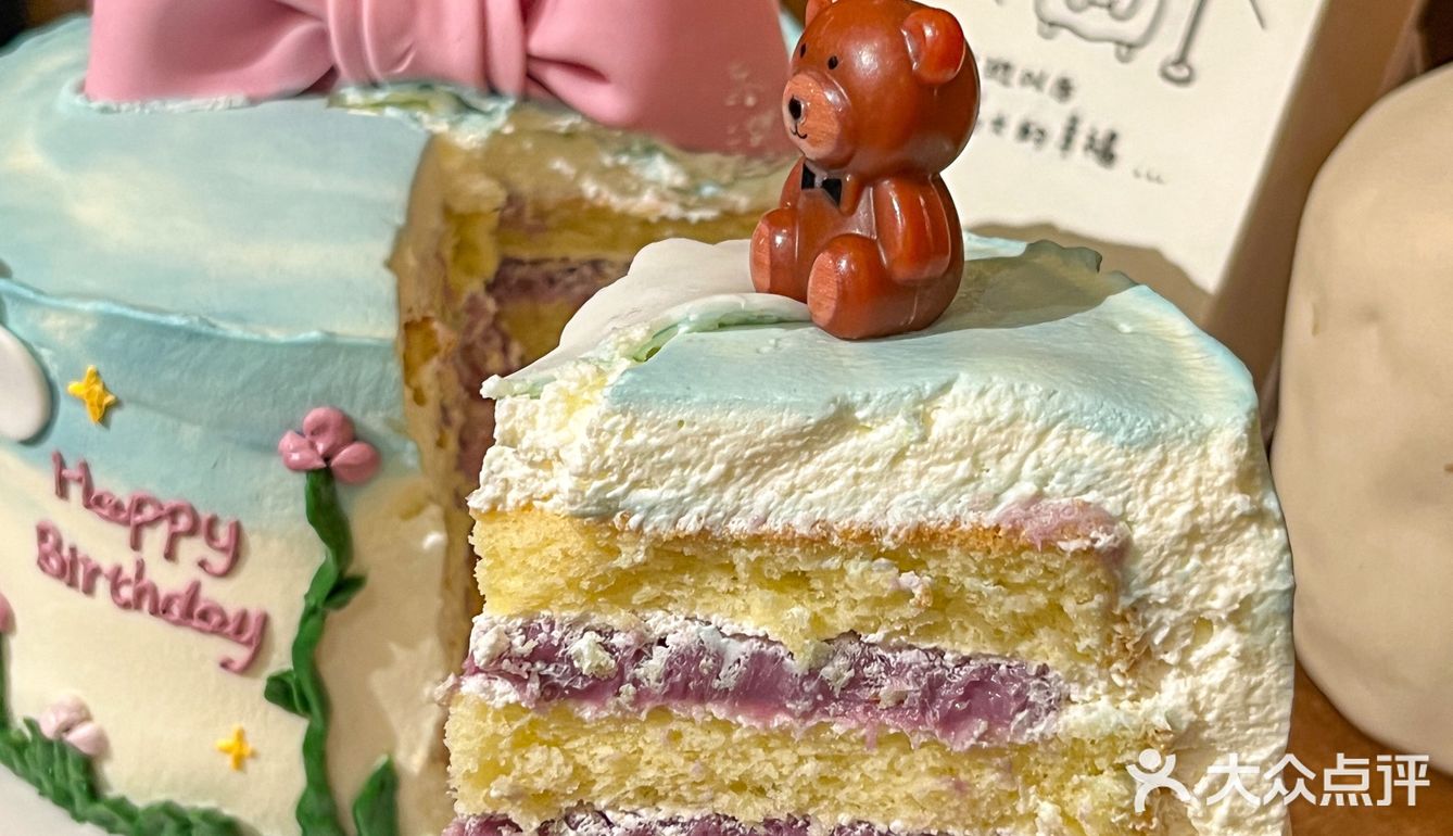 天津｜奶fufu的可爱芋泥蛋糕💜快@男朋友买！