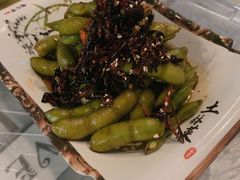 凉拌毛豆-美膳居川菜馆油焖大虾烧烤(卓刀泉店)