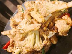 干锅有机花菜-老头儿油爆虾·知味杭州(爱琴海购物中心)