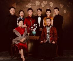 -时光纪亲子全家福照相馆(静安店母女写真父母纪念照)