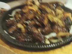铁板火焰牛肉粒-乾园(恒隆广场店)