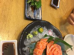 三文鱼刺身-水之惠鲜鱼料理(王府大街店)