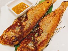 香煎马友鱼-津津菜馆(绝没分店)