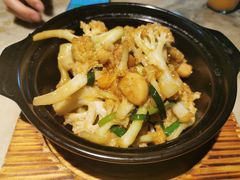 干锅有机花菜-杏花堂·山西菜馆(晋中万达店)