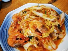 大虾烧白菜-1937青岛老味道·海肠捞饭·青岛菜(大鲍岛栈桥店)