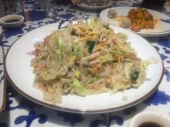 海鲜炒鱼面-王庄阿咪海鲜大排档(上下杭店)