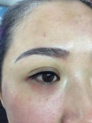 飘眉和眼线-平萍纹绣韩式半永久定妆
