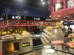 自助取餐区-苏格里岛自助烧烤百汇