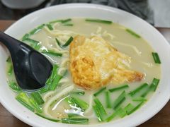 红炒长鱼盖浇汤面-三百碗宝应长鱼面(板仓街店)