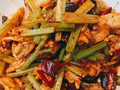爆炒鱿鱼-花椒笑成都小馆(百脑汇店)