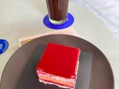 树莓百香果慕斯-老梦面包CHEZMOREL(麦子店)